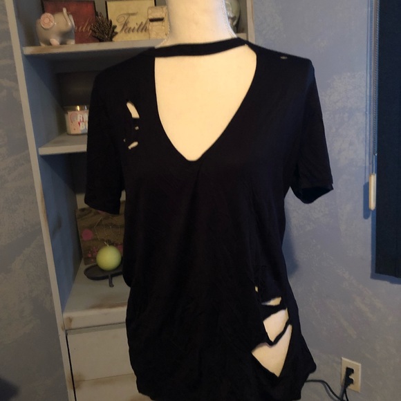 Tops - 🛍Bundle sale🛍Hippie chic slash tee shirt